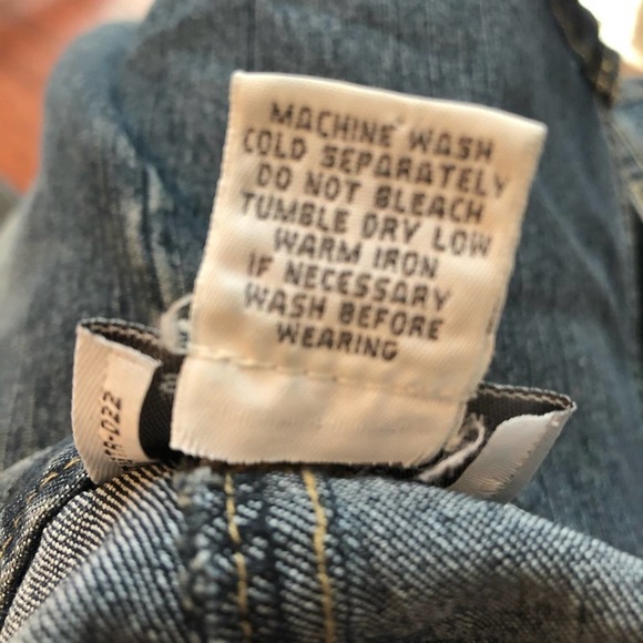 Ann Taylor LOFT Stretch Denim Knee-Length Skirt, size 0 - Picture 7 of 7